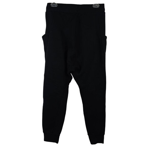 Mens L Black Cuffed Casual Jogger Sweatpants Street Outdoor Athleisure Zara - Picture 2 of 16